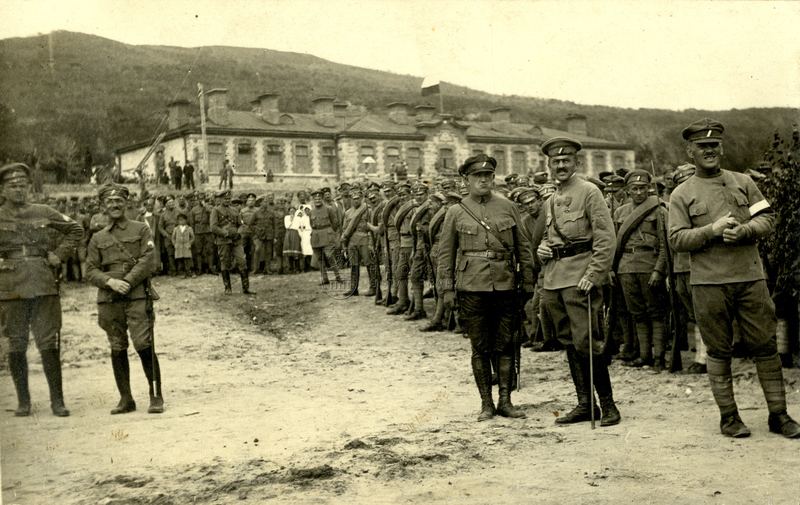 Čs. legionáři ve Vladivostoku před evakuací do vlasti