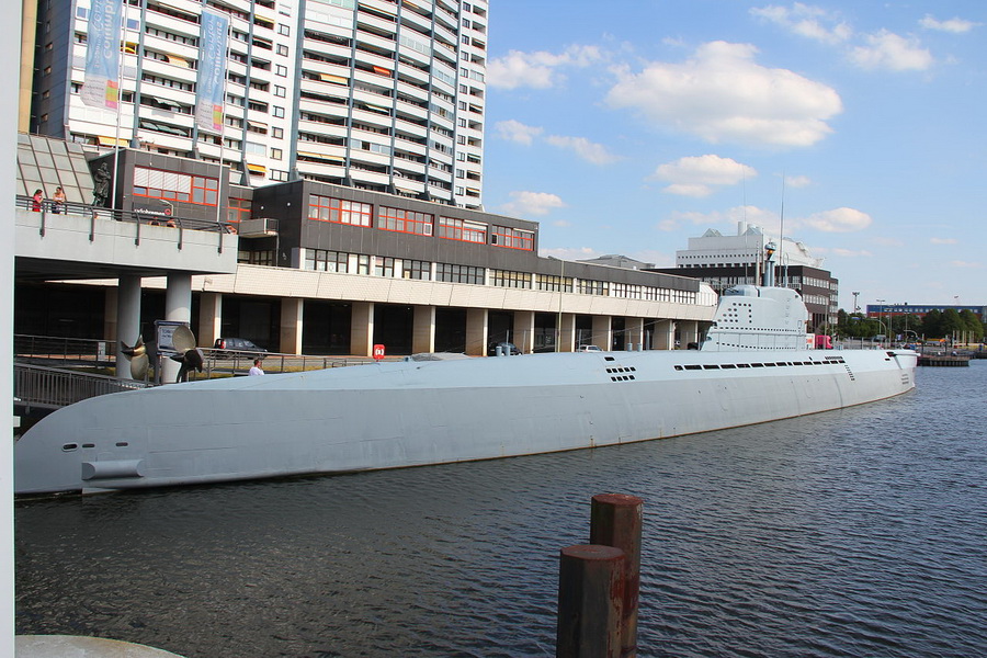 Ponorka U-2540/Wilhelm Bauer v Bremerhavenu