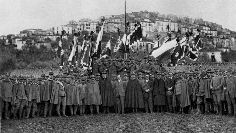 Prohlášení mobilizace čs. dobrovolníků v Padule, 15. dubna 1918

