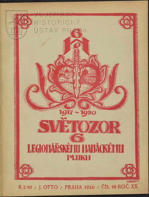 Světozor 6. legionářskému Hanáckému pluku