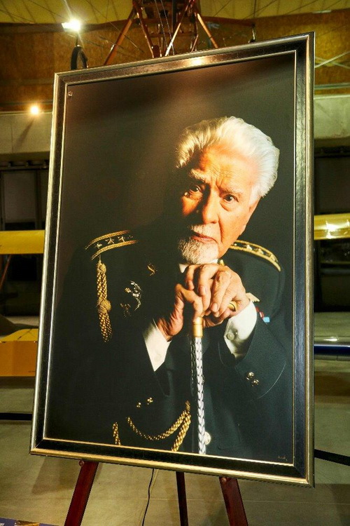 Generál František Fajtl objektivem uznávaného fotografa Jadrana Šetlíka. (foto Petr Kolmann)

