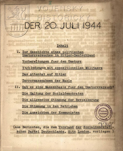 Der 20. Juli 1944.