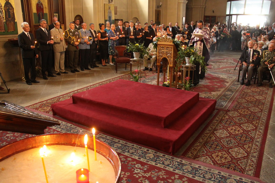 Bohoslužba v chrámu sv. Cyrila a Metoděje