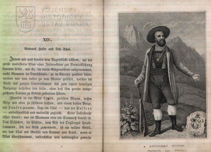 BECKER, Gottfried Wilhelm. Andreas Hofer und der Freiheitskampf in Tyrol 1809.