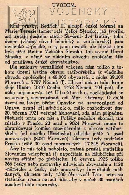 Úvod s pojednáním o etnickém složení obyvatelstva.