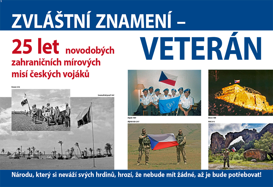 Zvláštní znamení veterán – novodobé mise českých vojáků