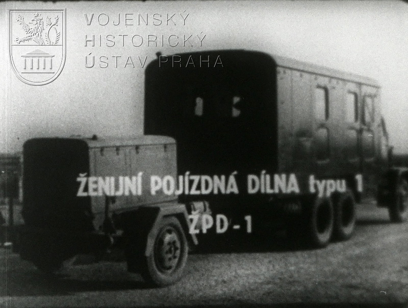 Film „Pojízdné dílenské prostředky železničního vojska.“