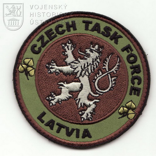 Rukávový znak CZECH TASK FORCE LATVIA