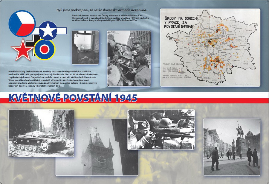 Výročí „75“: Prohlédněte si novou výstavu Květnové povstání 1945, kterou připravil Vojenský historický ústav Praha