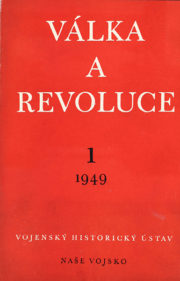 Druhé číslo Války a revoluce vyšlo až v roce 1949. Barevná změna obálky symbolizovala radikální ideovou a obsahovou proměnou titulu.