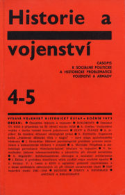 Nový kurz časopisu Historie a vojenství ohlašovalo poslední dvojčíslo z roku 1972 změnou podtitulu.