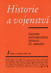 Obálka časopisu Historie a vojenství 1991–1994