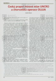 První strana článku podává nutný historický kontext události.