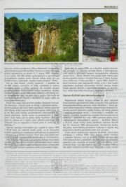 Strana s fotografií pomníčku padlých českých vojáků v Chorvatsku.