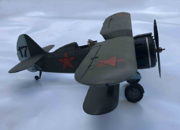 Model stíhacího dvouplošníku Polikarpov I-153, 1:25, Jiří Pála, 1972. 