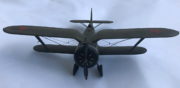 Model stíhacího dvouplošníku Polikarpov I-153, 1:25, Jiří Pála, 1972. 