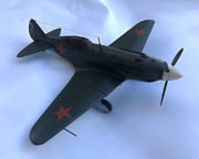 Model stíhacího letounu Mig-3, 1:25, Jiří Pála, 1972.