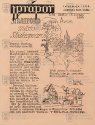 1. prapor : denní časopis 1. pěšího praporu v Anglii v táboře Moreton Paddox ze 17. listopadu 1940