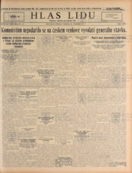 Noviny amerických Čechů o generální stávce v Československu 1920