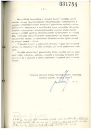 Kopie Rozkazu MNO ze 4. června 1960, v němž nařizuje zřízení vojska protivzdušné obrany, jako samostatného druhu vojska