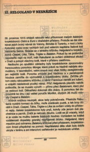 Začátek kapitoly 12 – Helgoland v nesnázích o zkáze ponorky Monge.