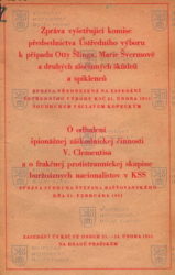 Zpráva o odhalení „buržoazních nacionalistů“
