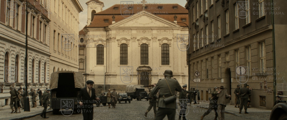 18. červen 1942 / Obklíčení kostela s parašutisty z filmu Anthropoid