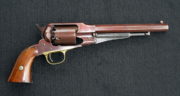 Revolver Remington New Model Army (1863), druhý nejrozšířenější revolver (po Colt Army 1860) za americké občanské války.