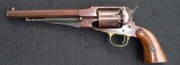 Revolver Remington New Model Army (1863), druhý nejrozšířenější revolver (po Colt Army 1860) za americké občanské války.