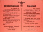 Oznámení o trestech smrti z 28. září 1942 Oznámení o trestech smrti z 28. září 1942