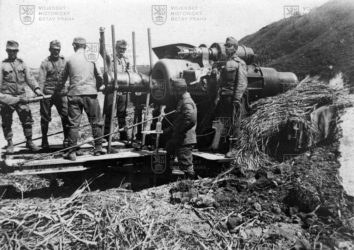 30,5cm moždíř vz. 1911 během 1. světové války