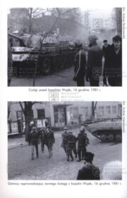 Reprodukce fotografií dokumentujících stávku horníků.