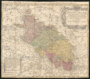 Ducatus Silesiae – generální mapa slezských knížectví.