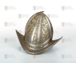 Hruškový morion (kabaset), Itálie, kolem 1590