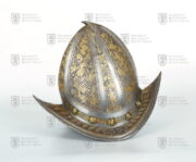 Hruškový morion (kabaset), Itálie, kolem 1590