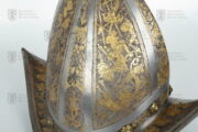 Hruškový morion (kabaset), Itálie, kolem 1590