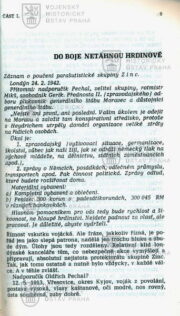 Ukázka z textu s citací záznamu o poučení skupiny Zinc před výsadkem.