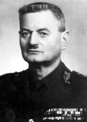 Generál Bedřich Neumann (krycí jméno Bohuš Miroslav), v letech 1941–1943 velitel Československé samostatné brigády