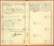 Občanská legitimace Ludmily Pěčkové, 1942