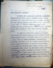 První a poslední strana textu projevu prezidenta Beneše z 13. června 1942 s vlastními stylistickými úpravami. (Archiv Českého rozhlasu) 