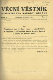 Prohlášení ministra národní obrany Františka Udržala z 27. června 1928, jímž stanovil 2. červenec svátkem československé armády

