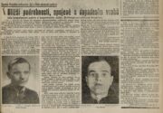 Informace o mrtvých parašutistech z kostela svatých Cyrila a Metoděje mohli nacisté zveřejnit díky jejich identifikaci zrádcem Karlem Čurdou.