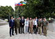 Ministryně obrany navštívila Ukrajinu. Uctila zde čs. legionáře a jednala s náměstkyní ministra obrany. Foto Jan Schejbal.