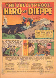 Komiks Bulletproof Hero of Dieppe, 1943