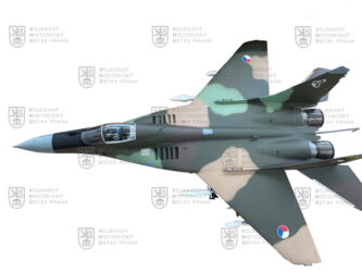 Model sovětského letounu MiG-29