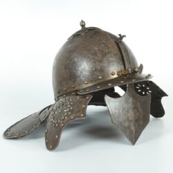 02 Cavalry Commannder´s „Lobster-Tail“ Helmet, Central Europe, 2nd half of 17th century