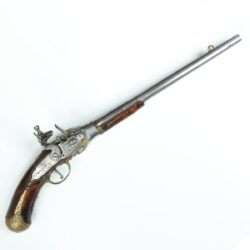 08 Pistole opakovací s francouzským křesadlovým zámkem, Berselli, Bologna, kolem 1690