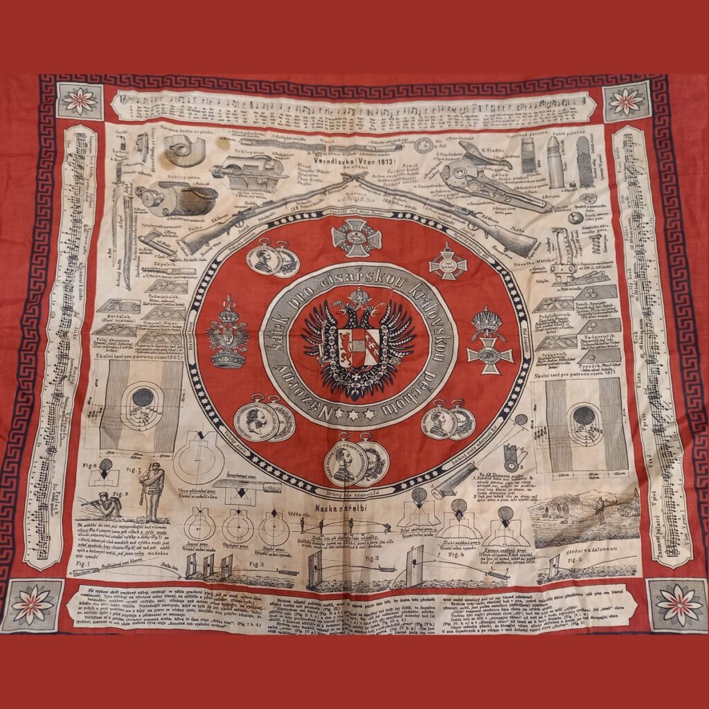 01 Illustrative Scarf for Austro-Hungarian Imperial Royal Infantry, 1912