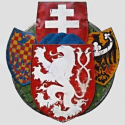 01 Vývěsní štít Československé národní rady v Paříži, kolem 1918