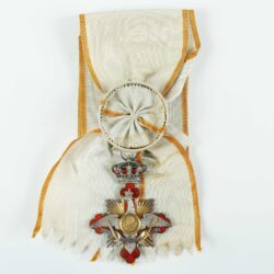 08 Rumunský řád Karla I. - I. třída, velkostuha, náprsní hvězda a řádová kolana, uděleno T. G. Masarykovi, 1923